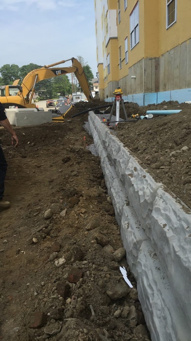 Curbing installation